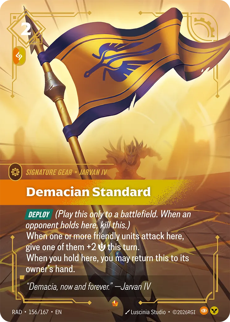 Demacian Standard (Foil) - Riftbound Radiance