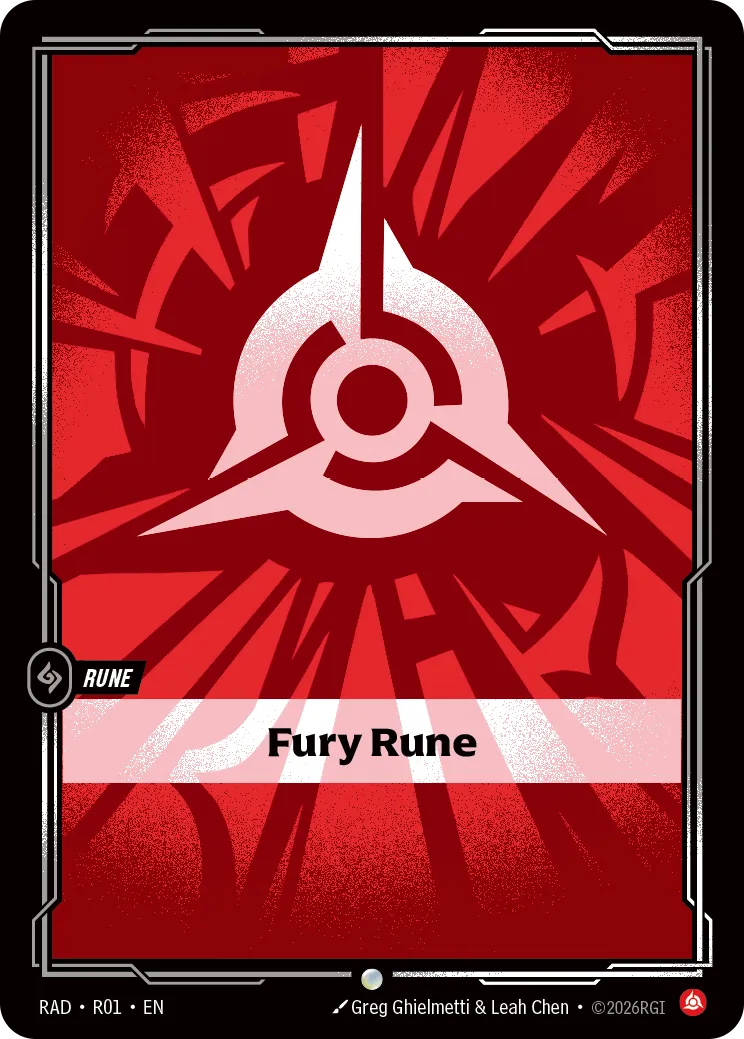 Fury Rune - Riftbound Radiance