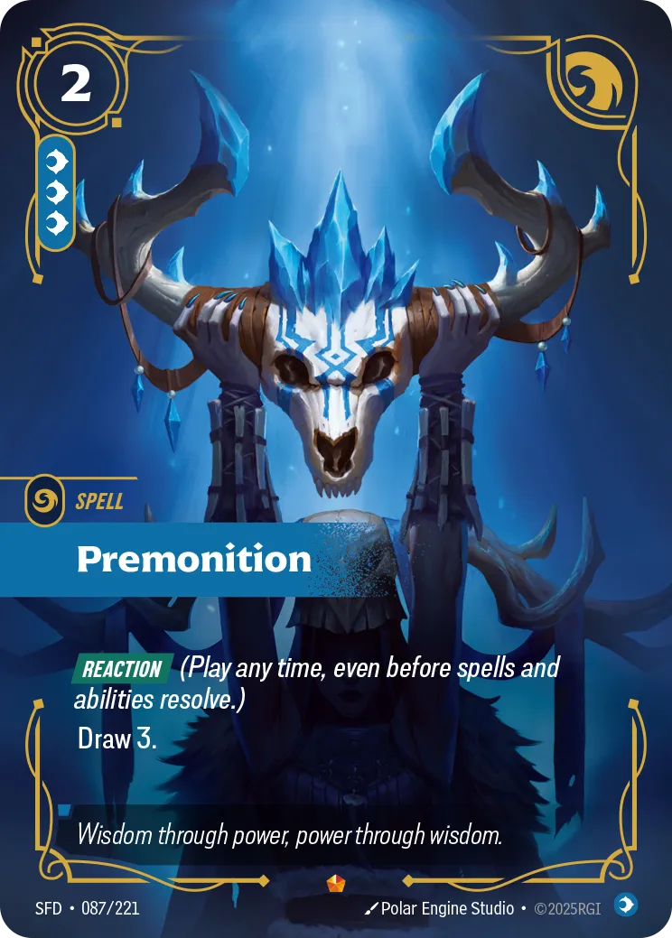 Premonition (Foil) - Riftbound Spiritforged