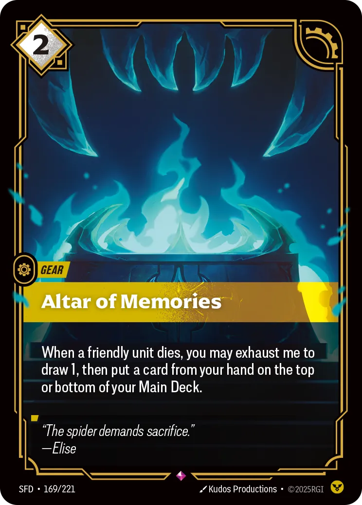 Altar of Memories (Foil) - Riftbound Spiritforged