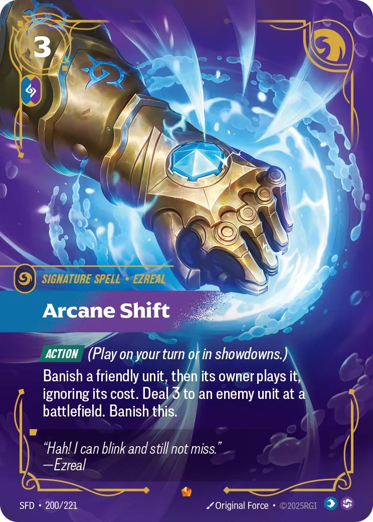 Arcane Shift (Foil) - Riftbound Spiritforged