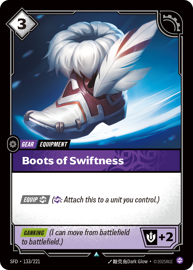 Boots of Swiftness - Riftbound TCG Card