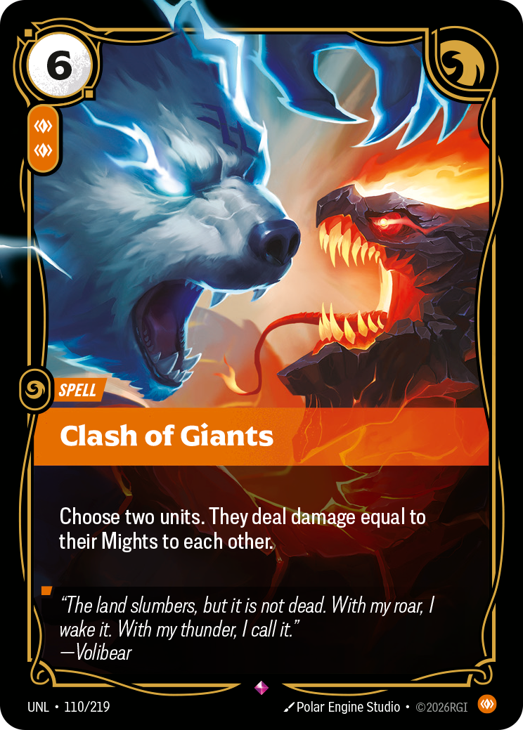 Clash of Giants - Riftbound TCG Card