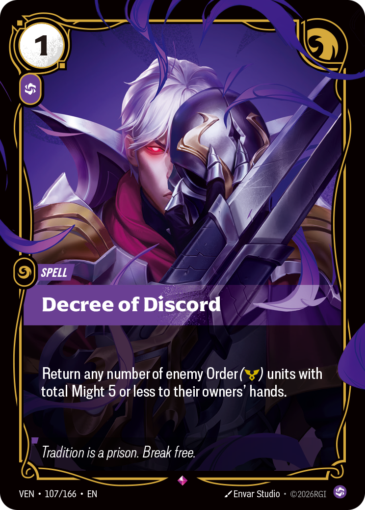 Decree of Discord (Foil) - Riftbound Vendetta
