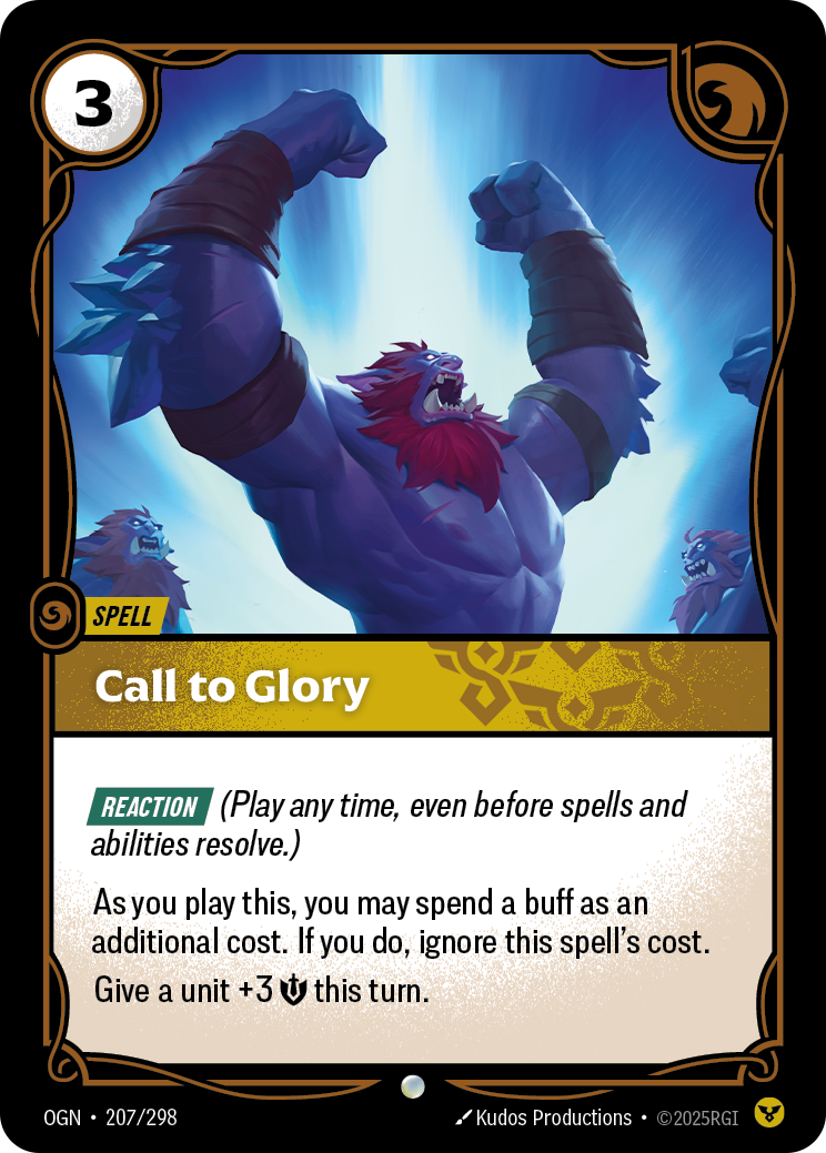 Call to Glory - Riftbound TCG Card
