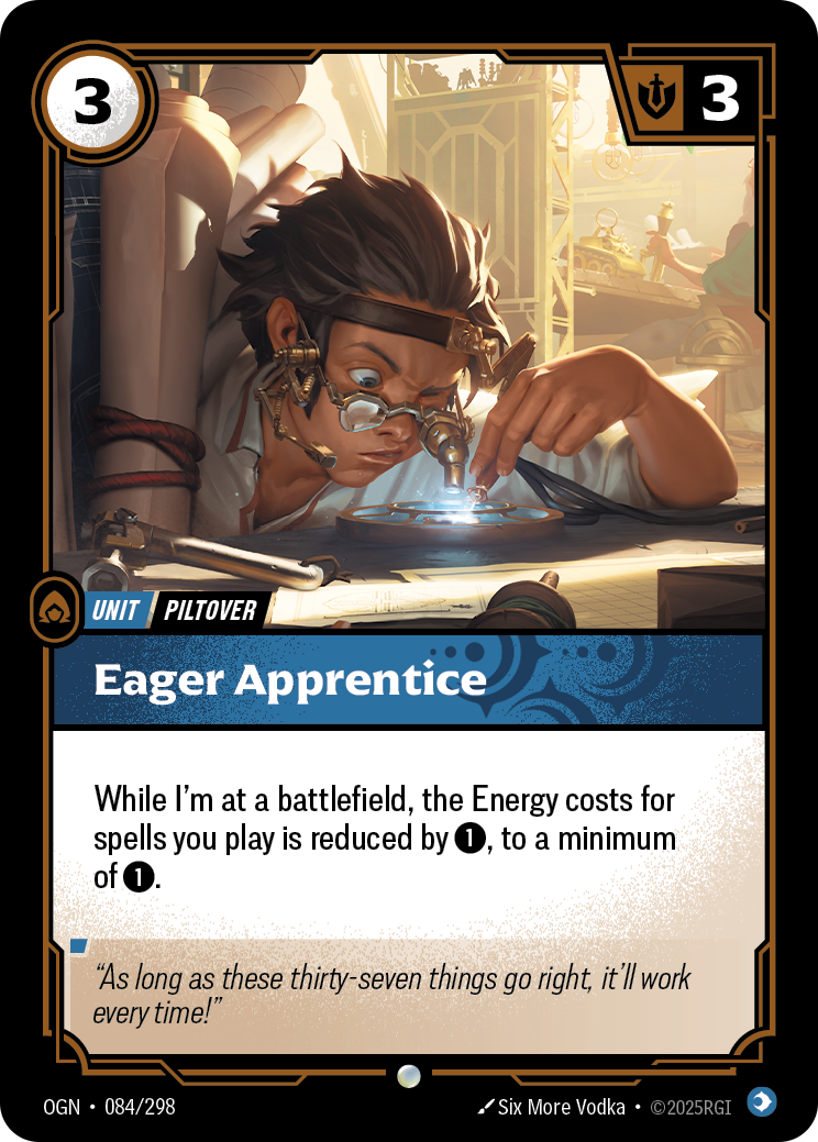 Eager Apprentice - Riftbound TCG Card