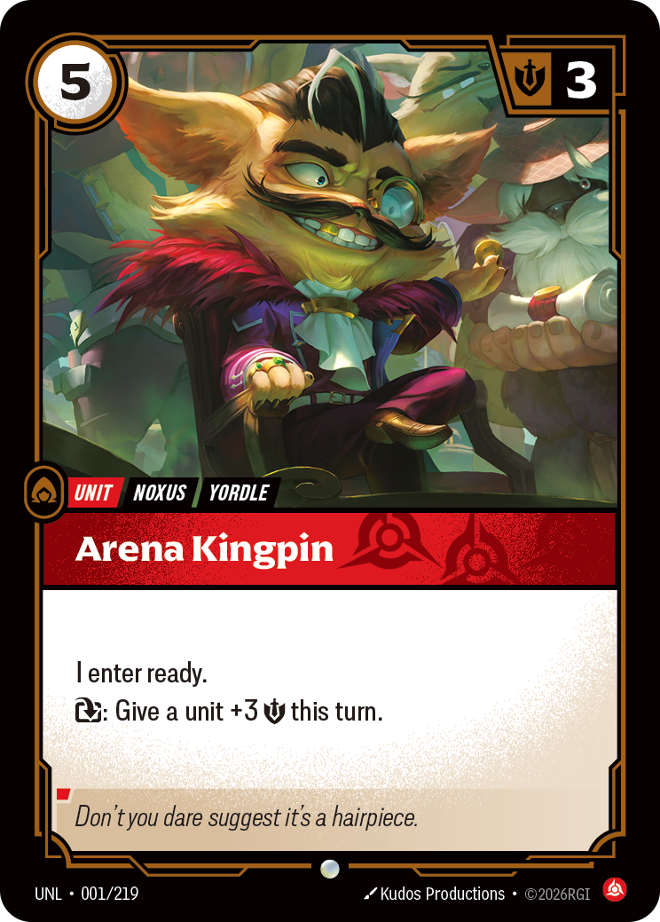 Arena Kingpin - Riftbound TCG Card