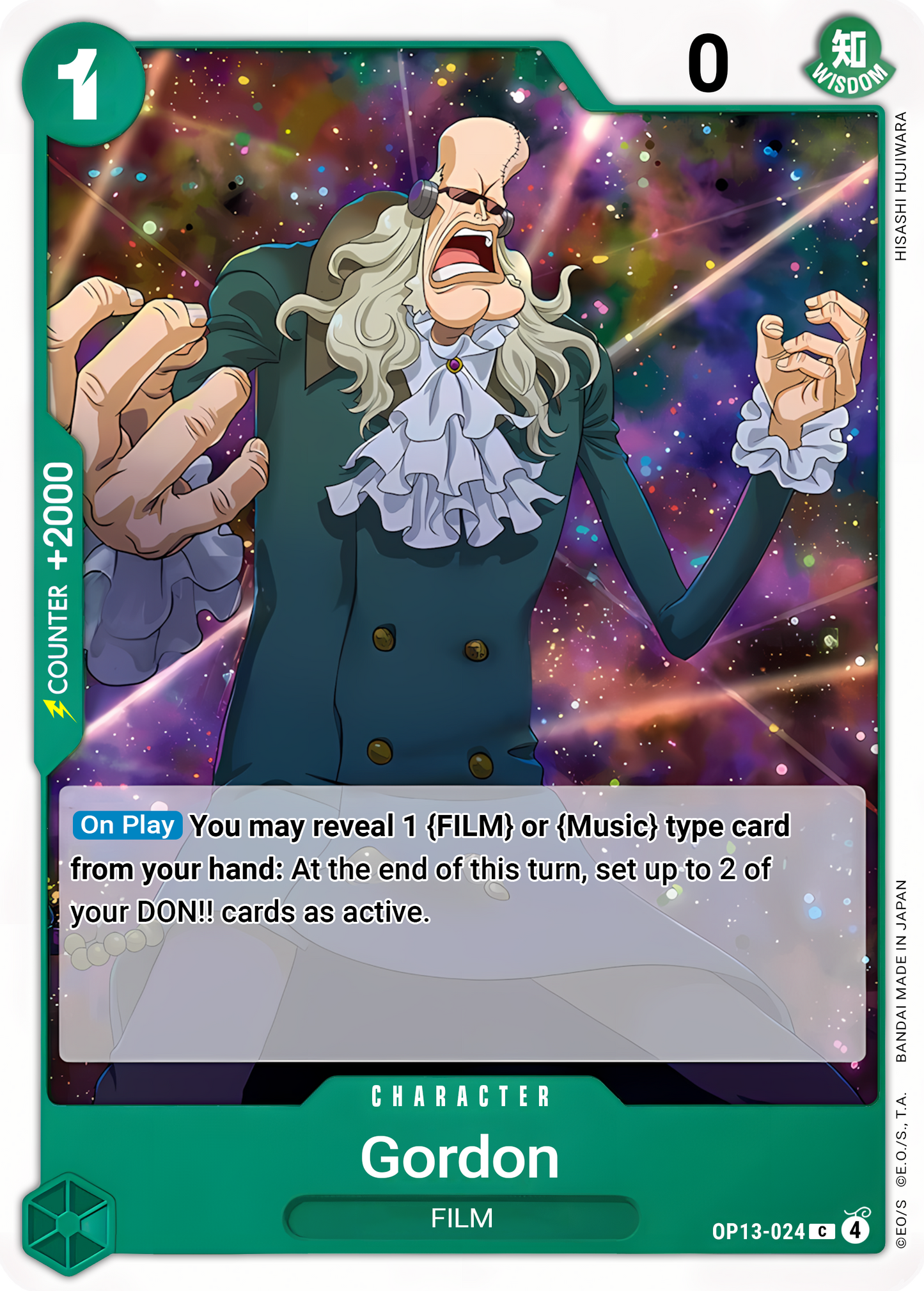Gordon - One Piece TCG Card