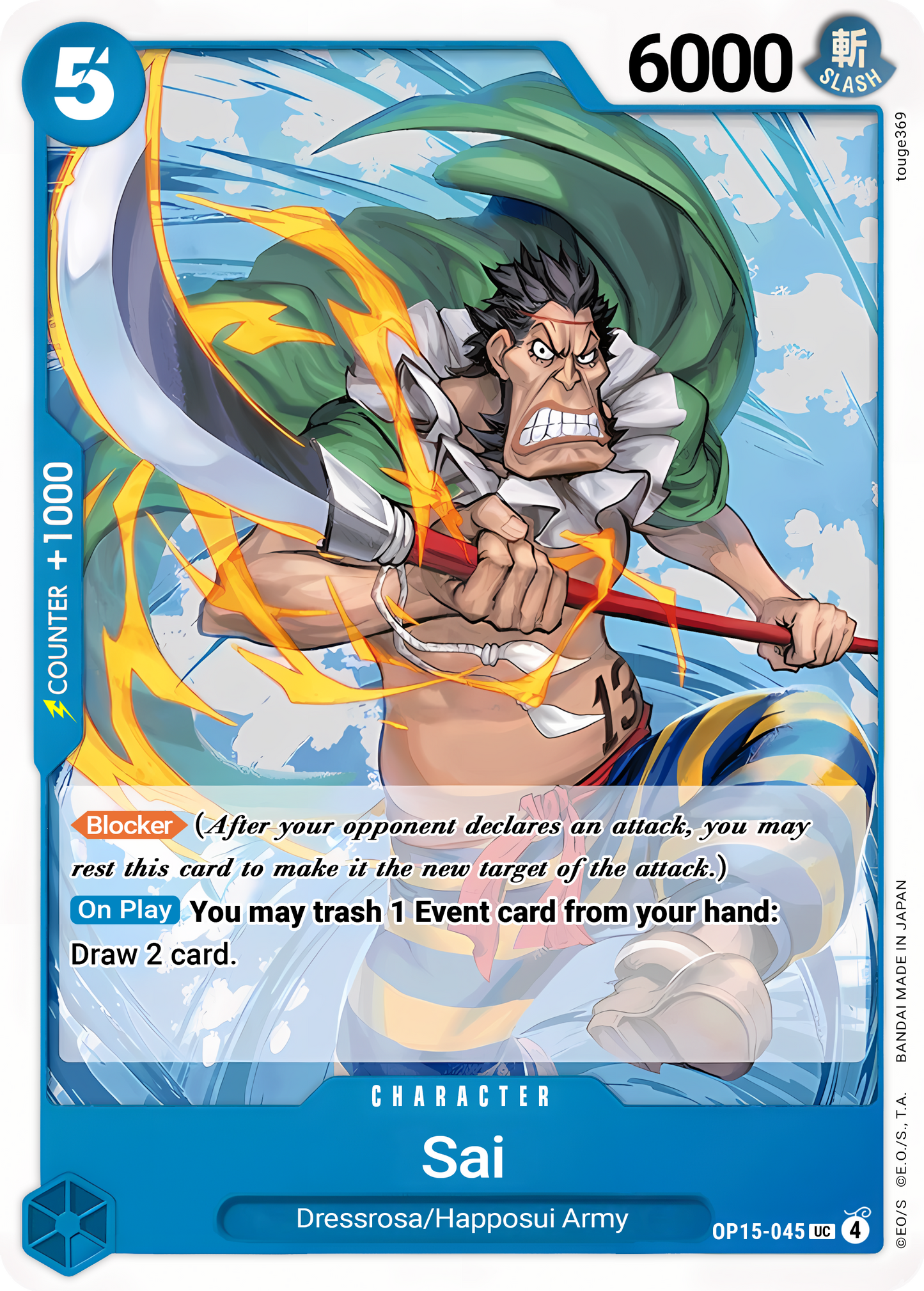 Sai - One Piece TCG Card