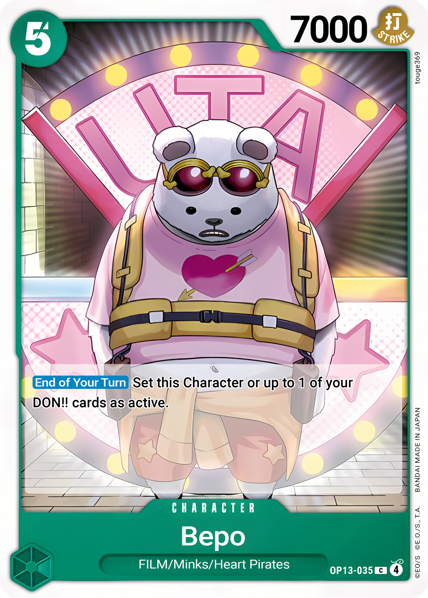 Bepo - One Piece TCG Card