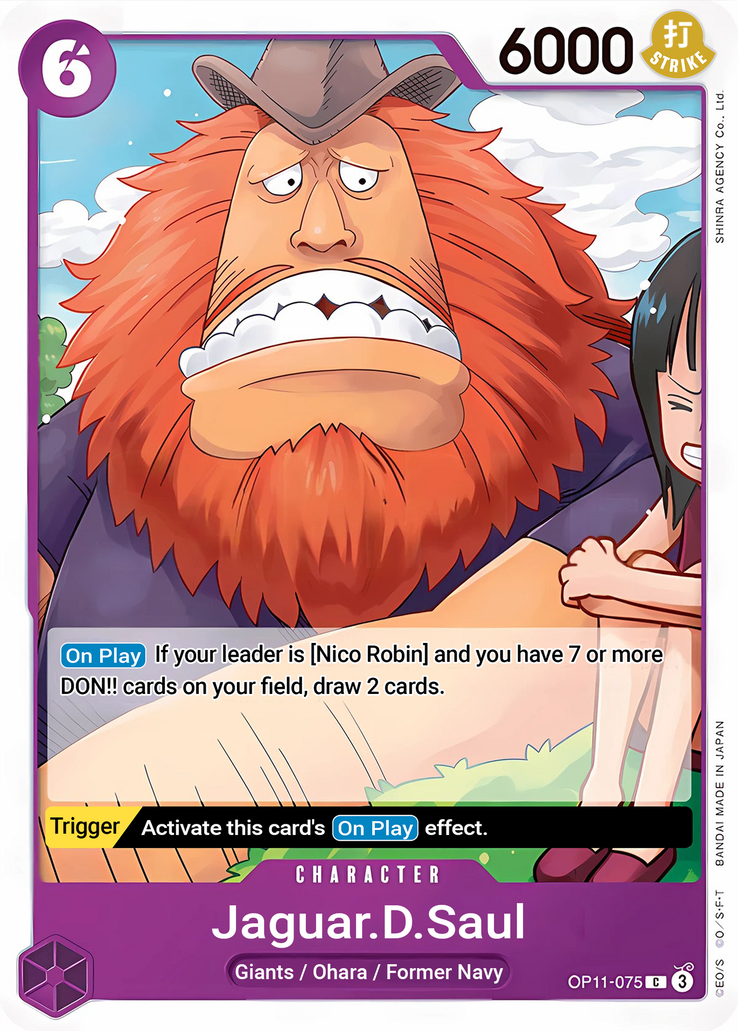Jaguar.D.Saul - One Piece TCG Card