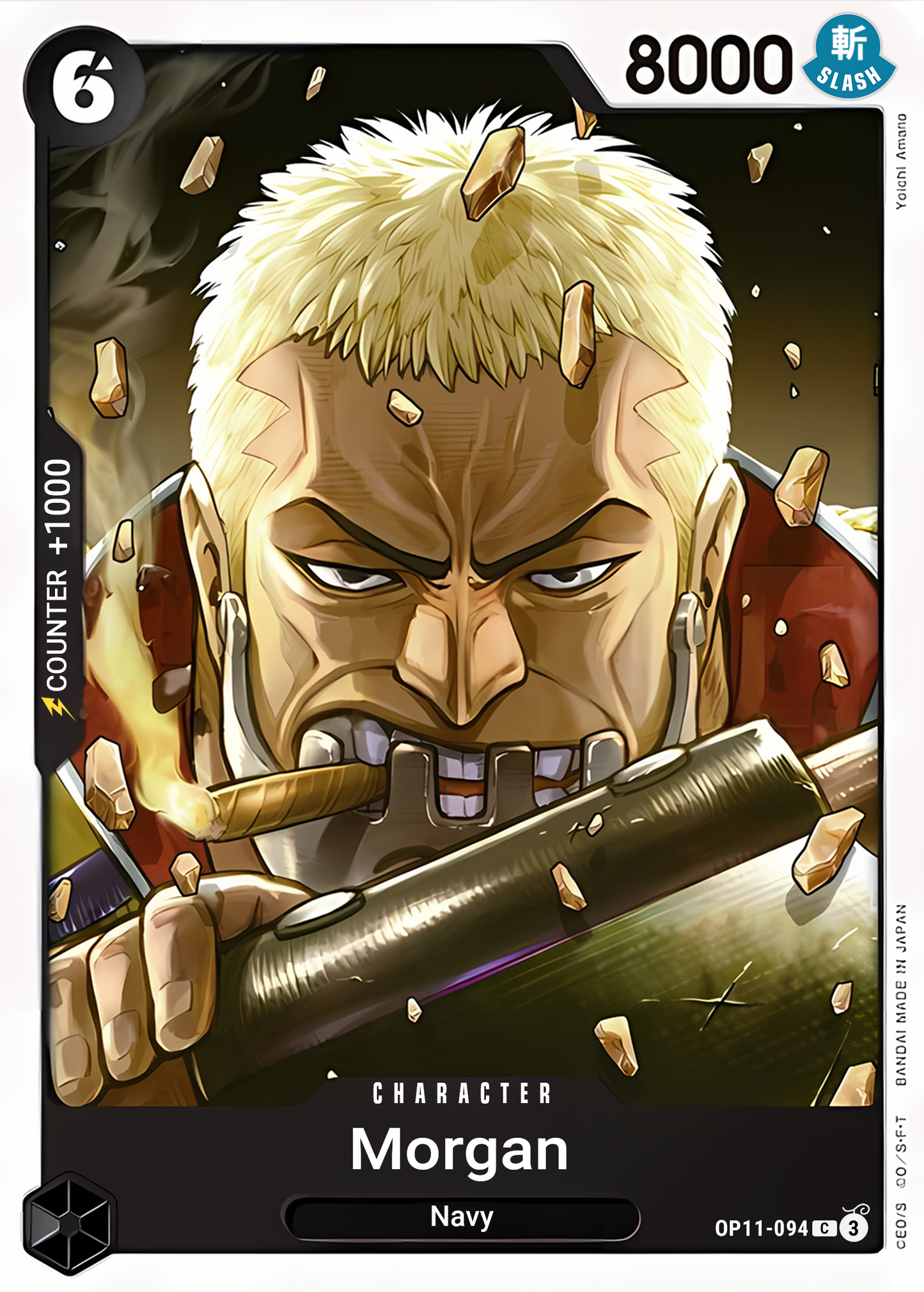 Morgan - One Piece TCG Card