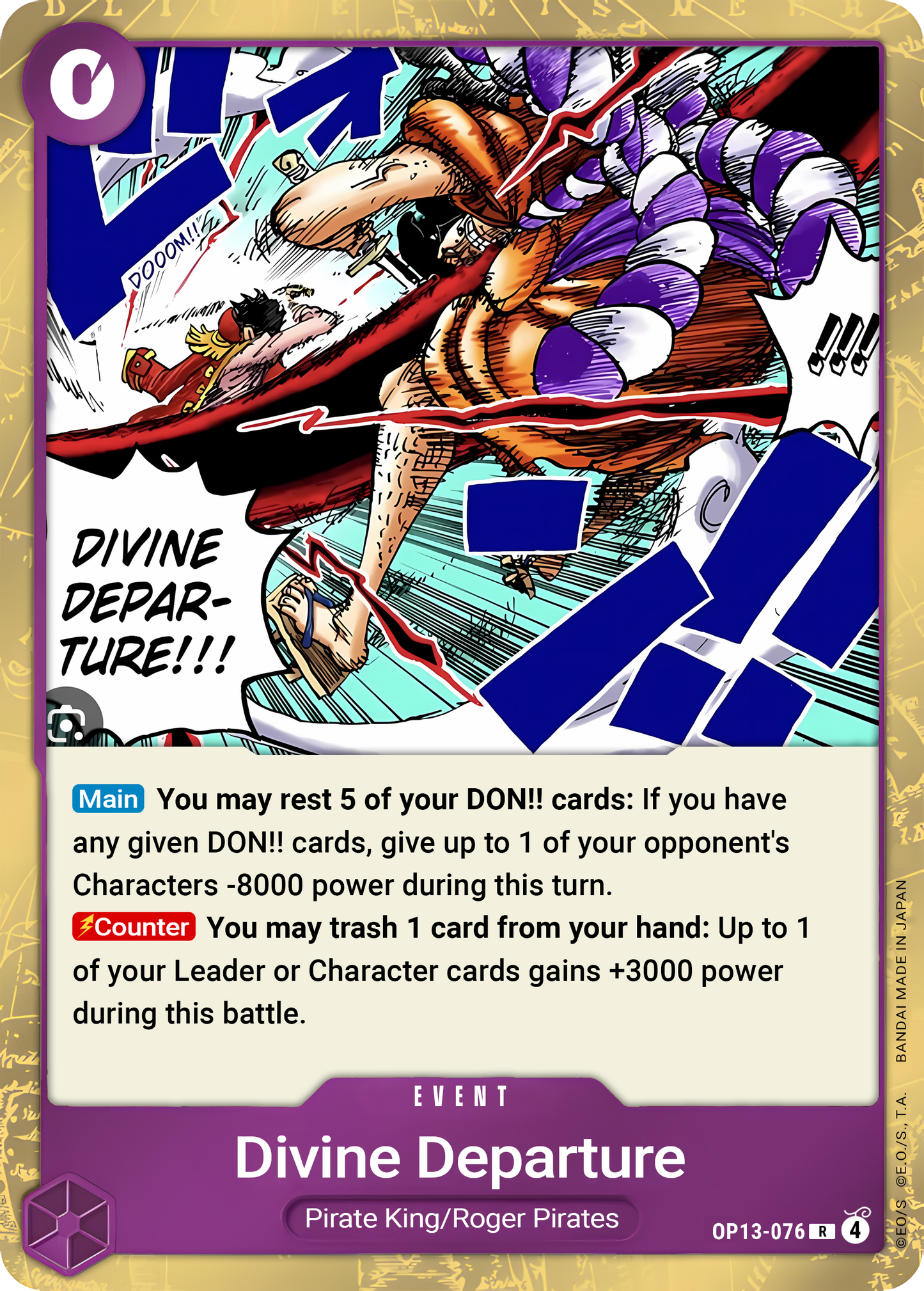 Divine Departure (Foil) - One Piece TCG Card