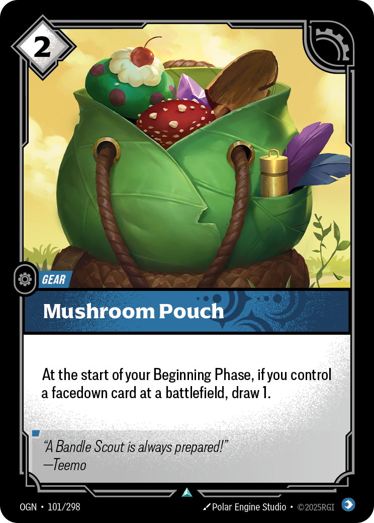 Mushroom Pouch - Riftbound TCG Card