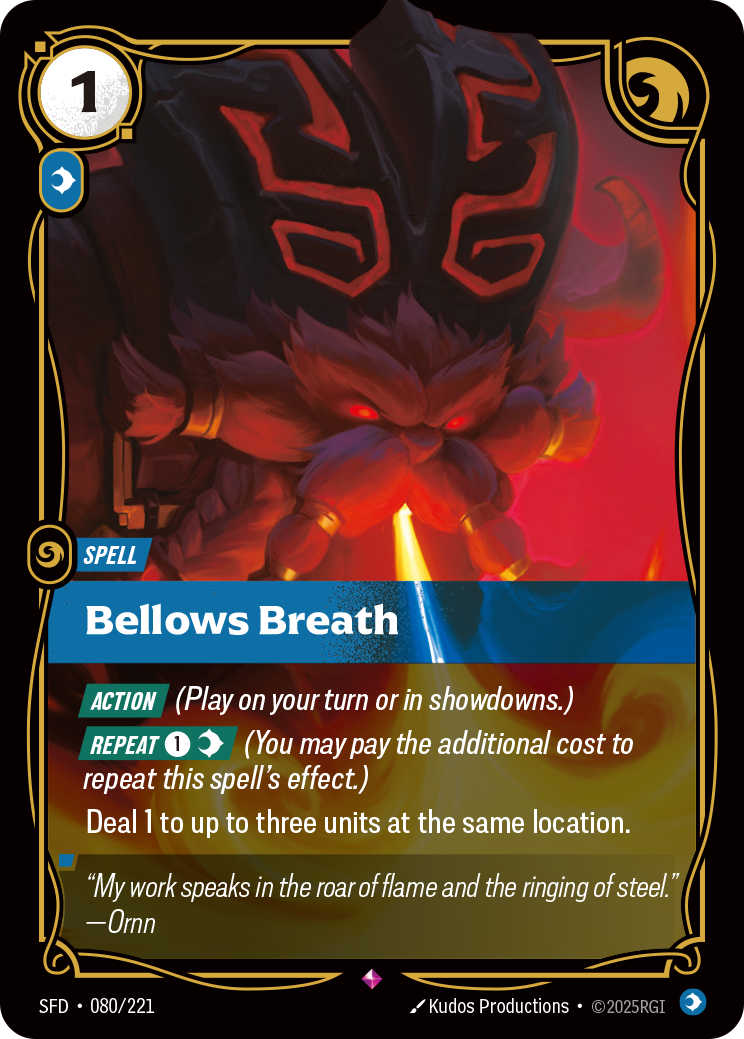 Bellows Breath - Riftbound TCG Card