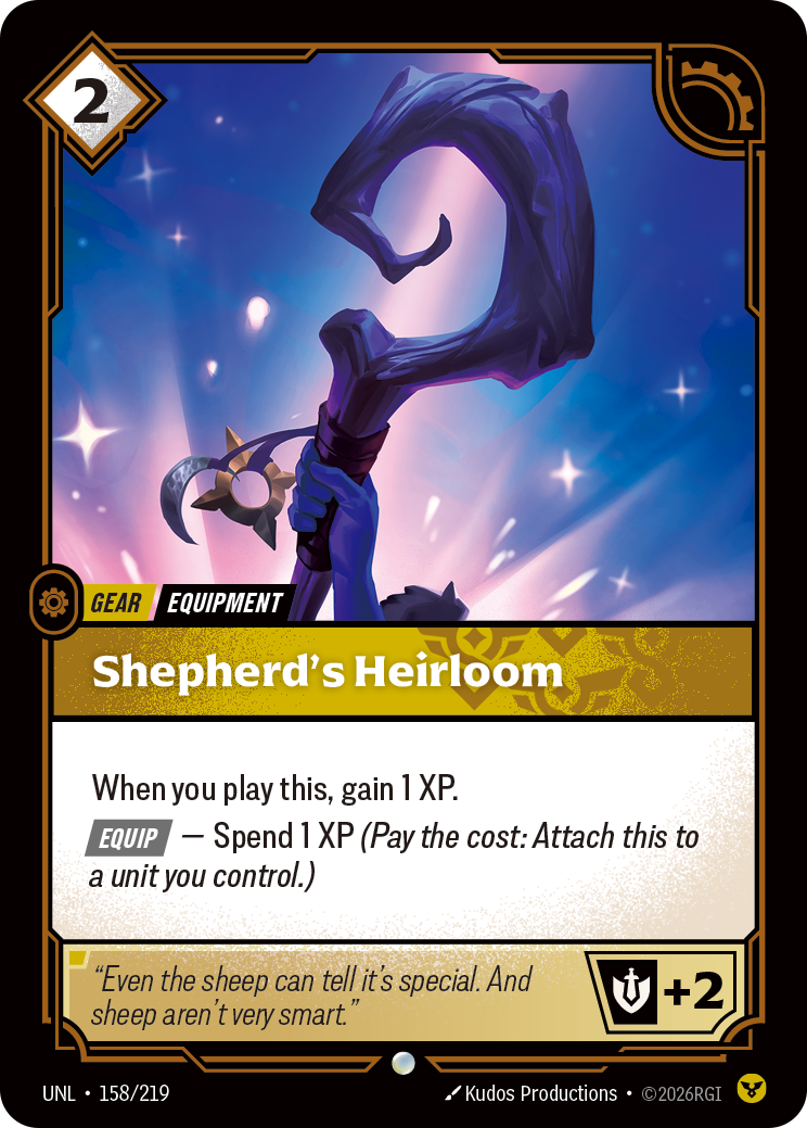 Shepherd's Heirloom - Riftbound TCG Card