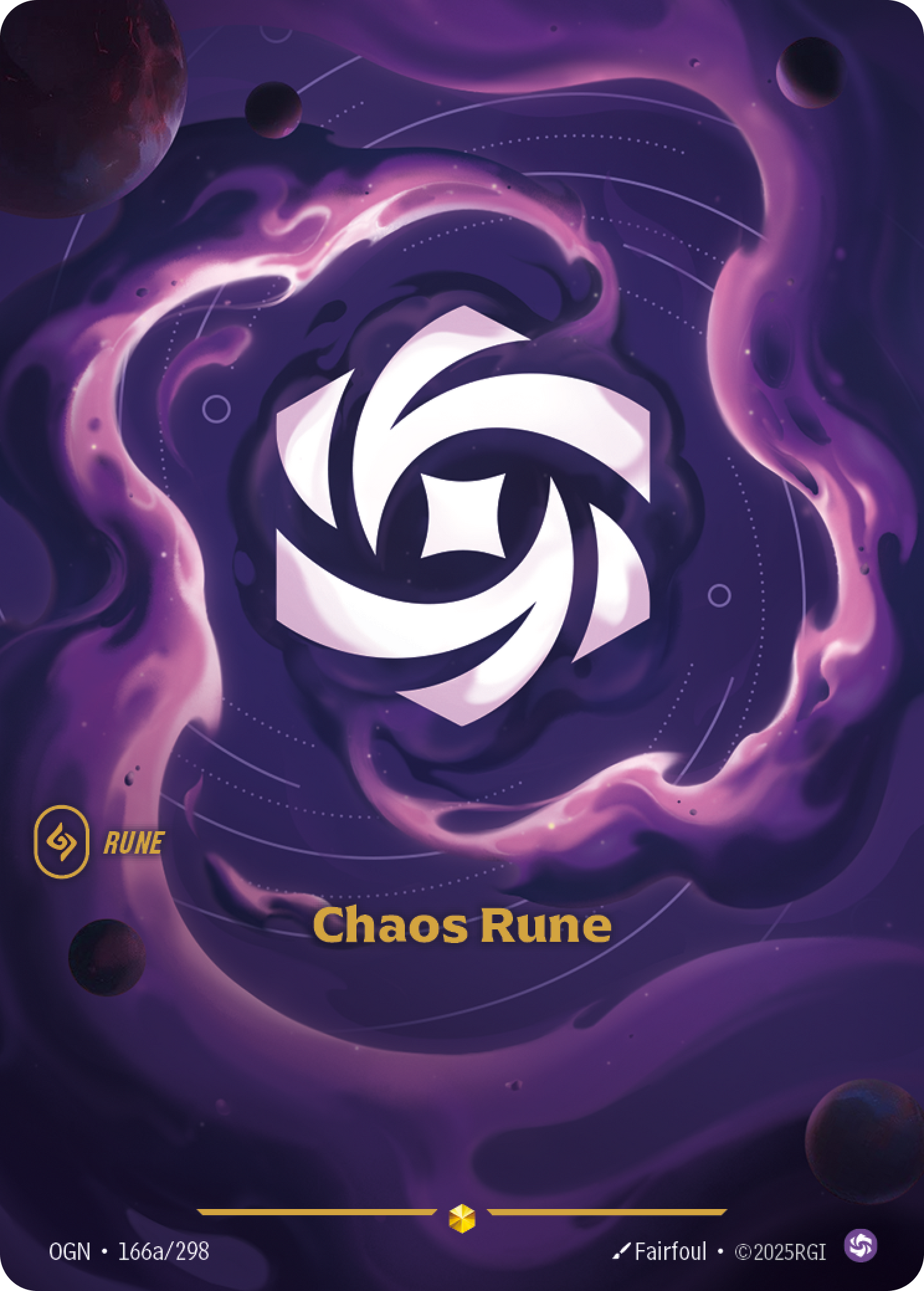Chaos Rune (Alternate Art) - Riftbound TCG Card