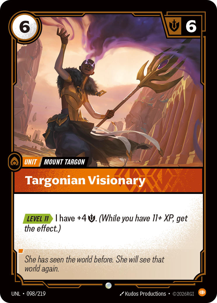 Targonian Visionary - Riftbound TCG Card