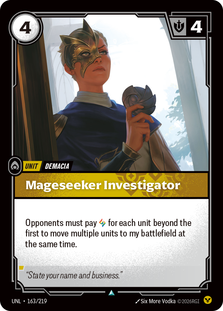 Mageseeker Investigator - Riftbound TCG Card
