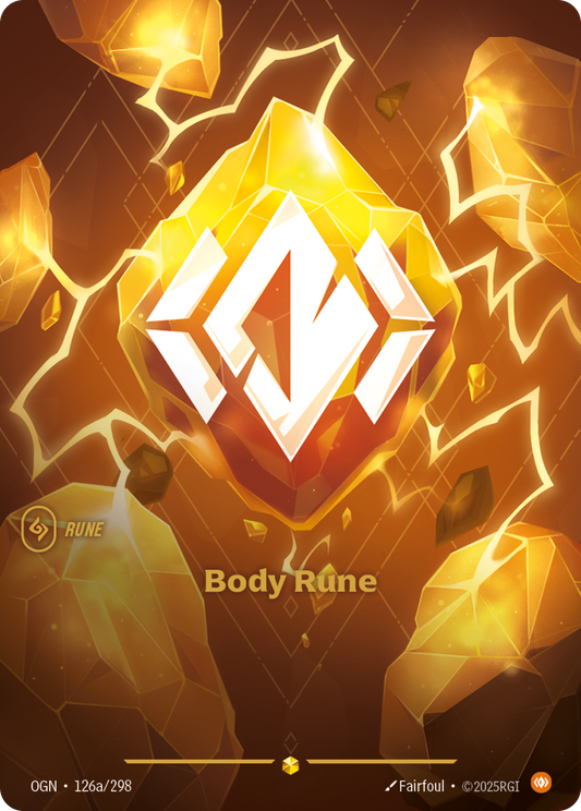 Body Rune (Alternate Art) - Riftbound TCG Card