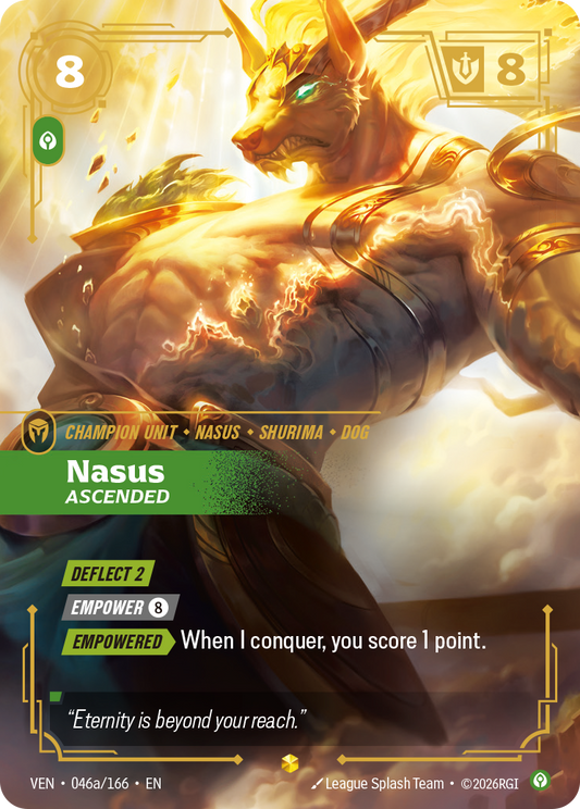 Nasus, Ascended (Alternate Art) (Foil) - Riftbound Vendetta