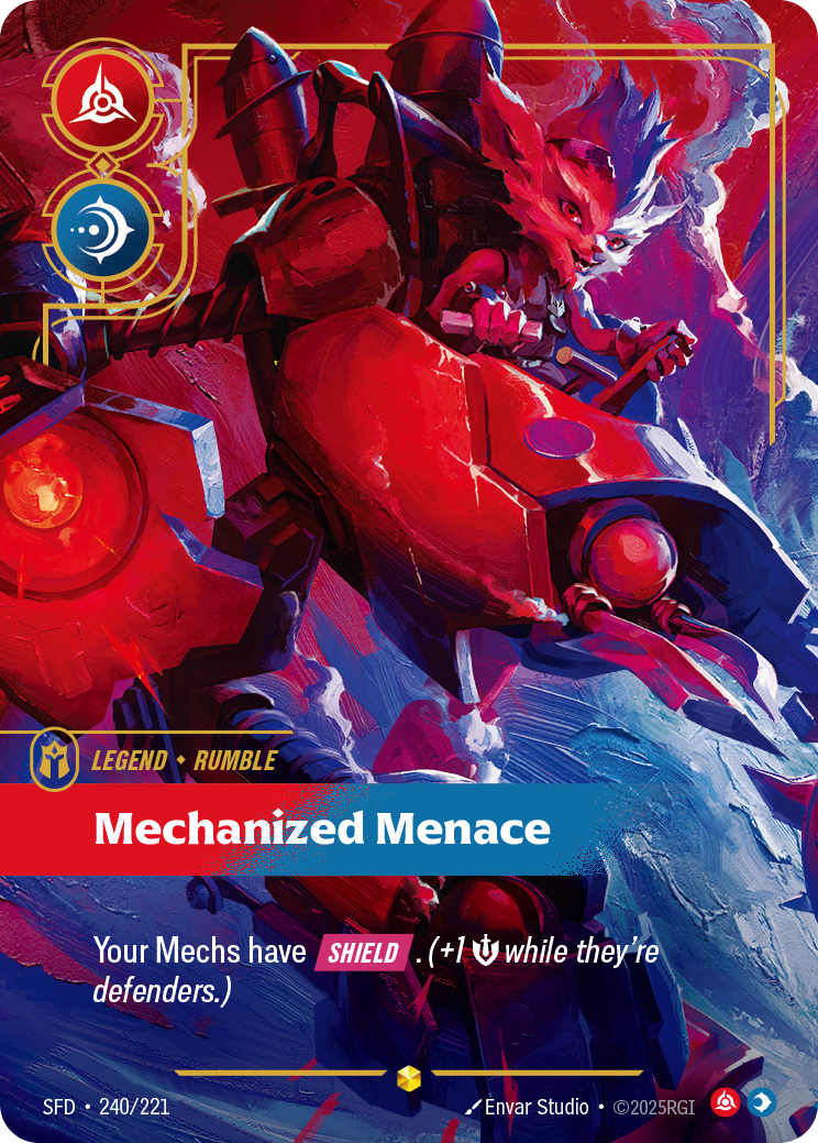 Rumble - Mechanized Menace (Overnumbered) - Riftbound TCG Card