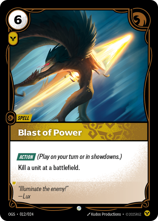 Blast of Power - Riftbound TCG Card