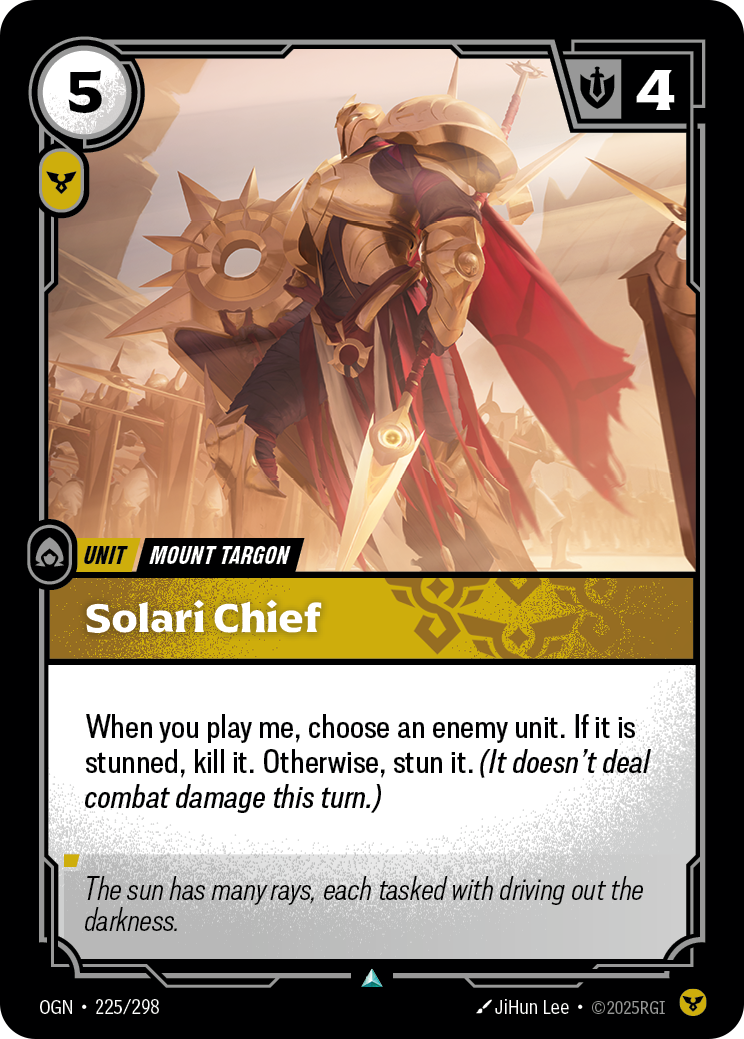 Solari Chief - Riftbound TCG Card