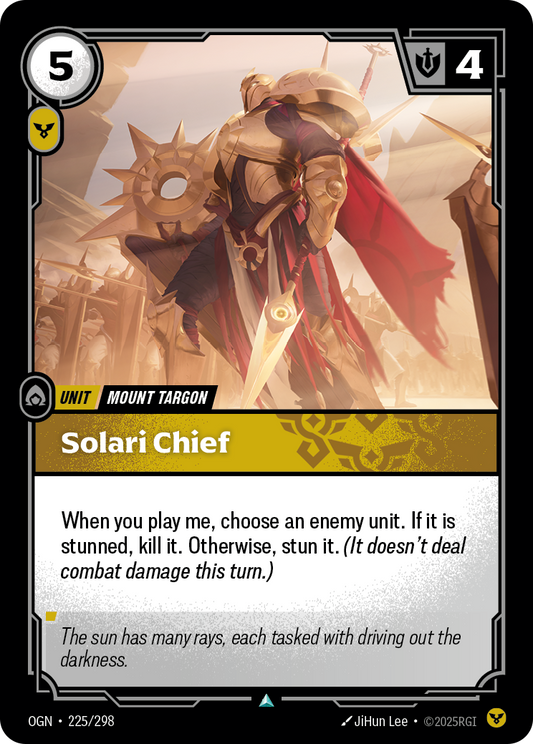 Solari Chief - Riftbound TCG Card