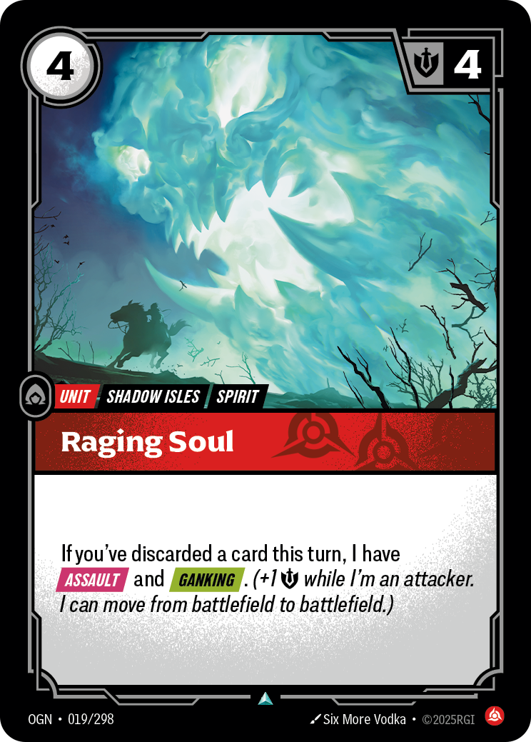 Raging Soul - Riftbound TCG Card