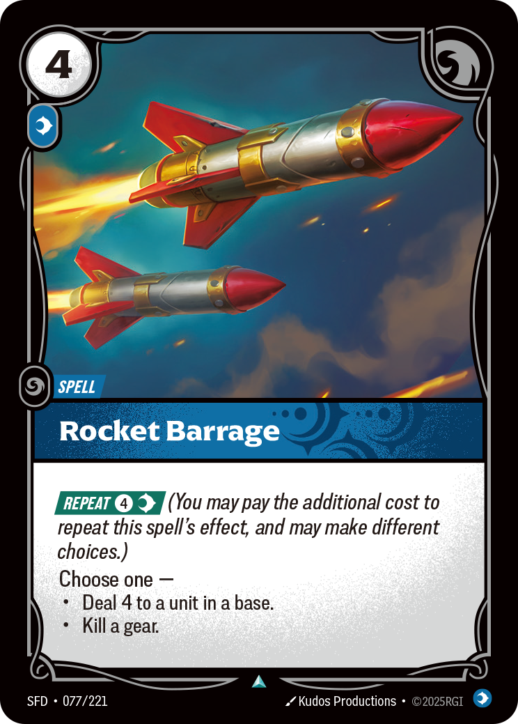 Rocket Barrage - Riftbound TCG Card