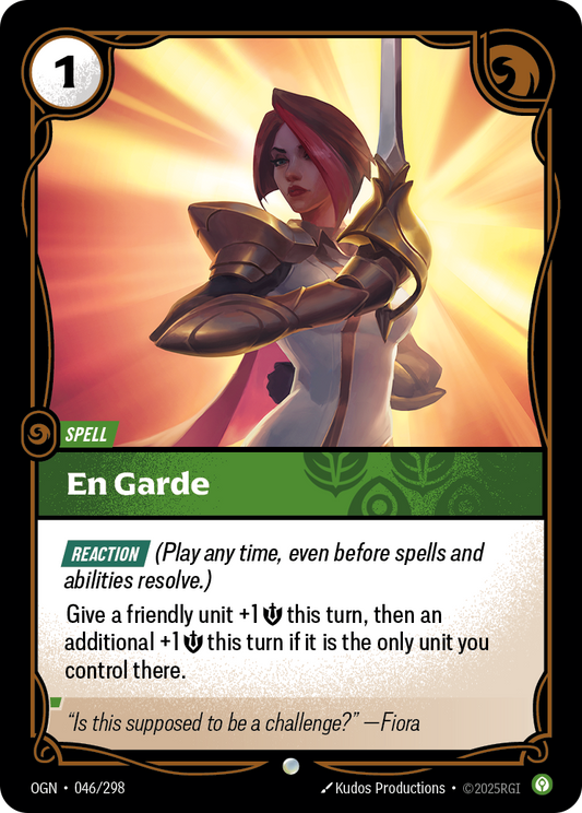 En Garde - Riftbound TCG Card