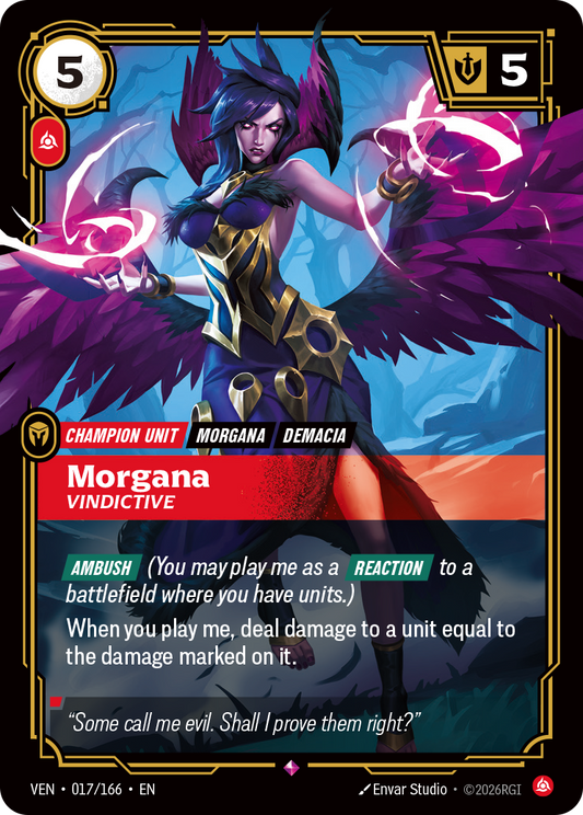 Morgana, Vindictive (Foil) - Riftbound Vendetta