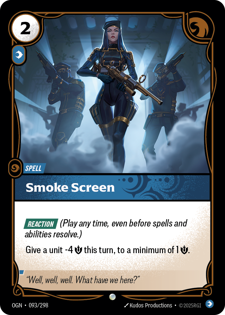 Smoke Screen - Riftbound TCG Card