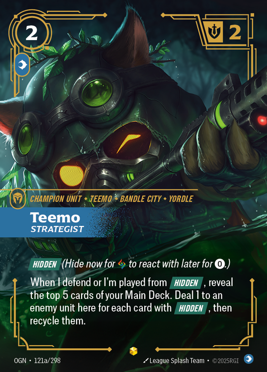 Teemo - Strategist (Alternate Art) - Riftbound TCG Card