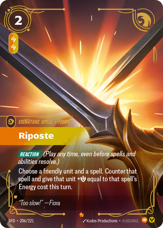Riposte - Riftbound TCG Card