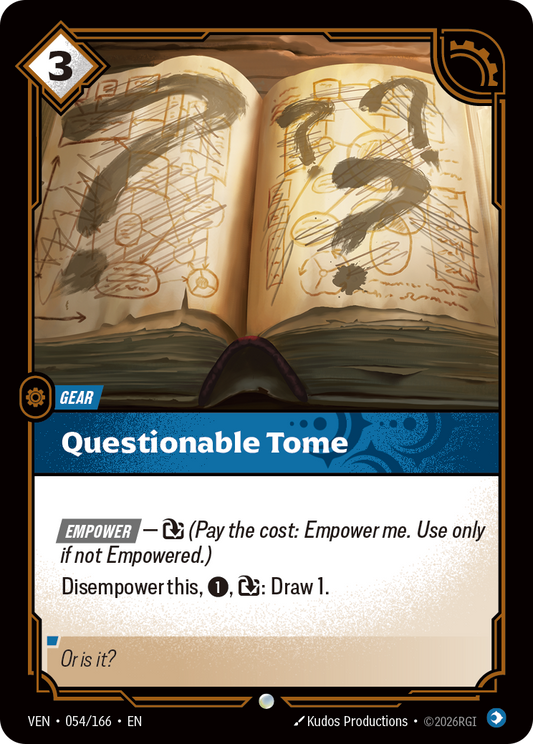 Questionable Tome - Riftbound Vendetta