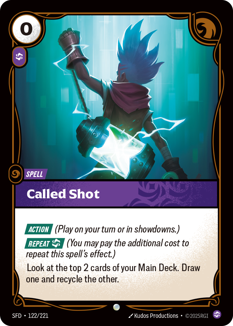 Called Shot - Riftbound TCG Card