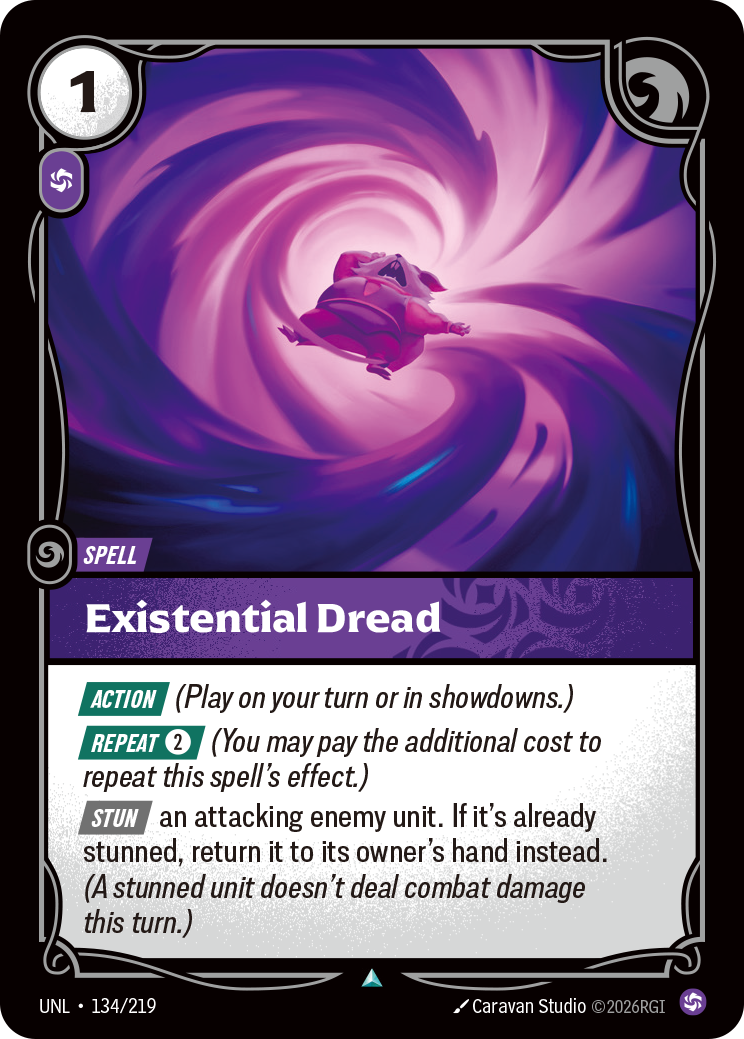 Existential Dread - Riftbound TCG Card