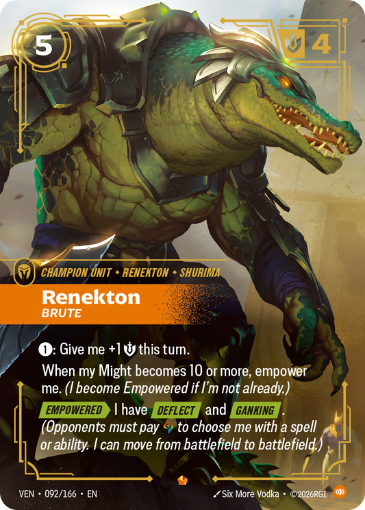 Renekton, Brute (Foil) - Riftbound Vendetta