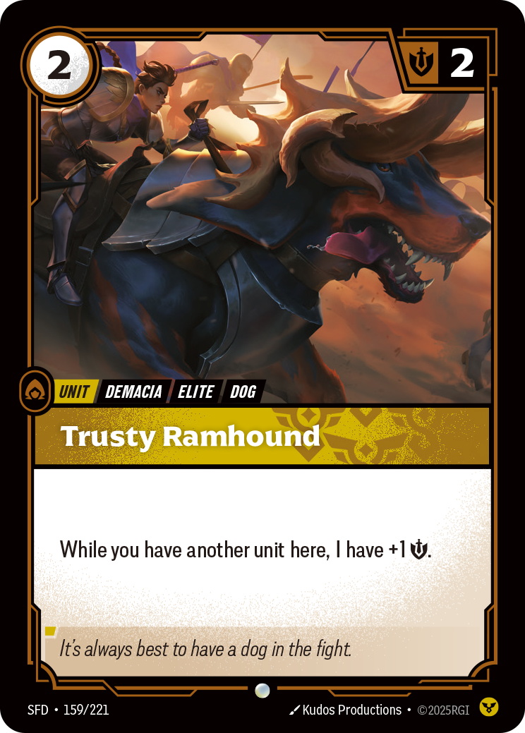 Trusty Ramhound - Riftbound TCG Card