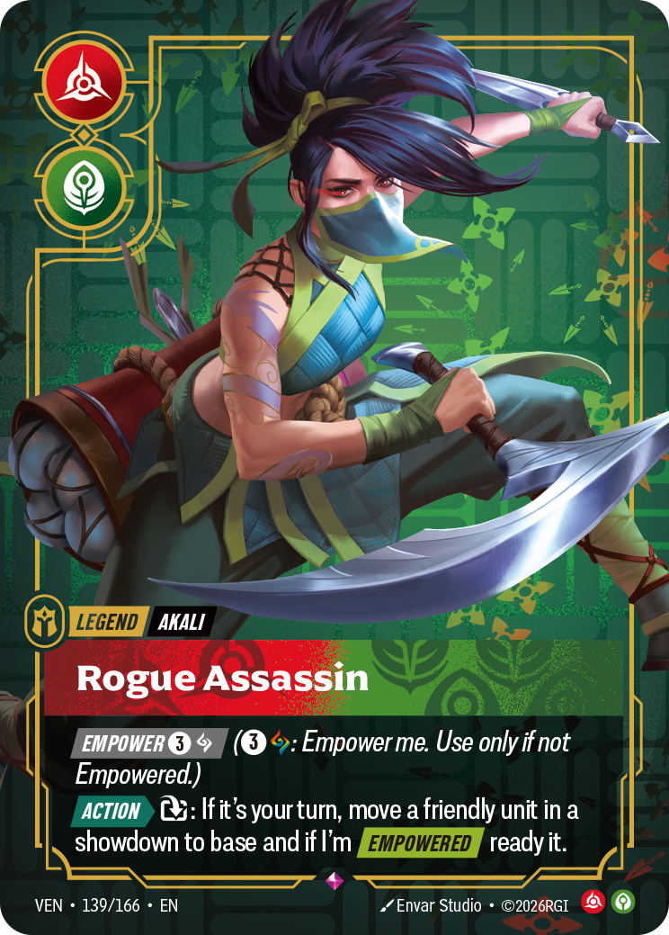 Akali - Rogue Assassin (Foil) - Riftbound Vendetta