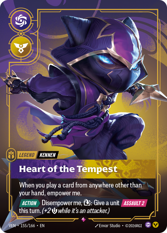 Kennen - Heart of the Tempest (Foil) - Riftbound Vendetta