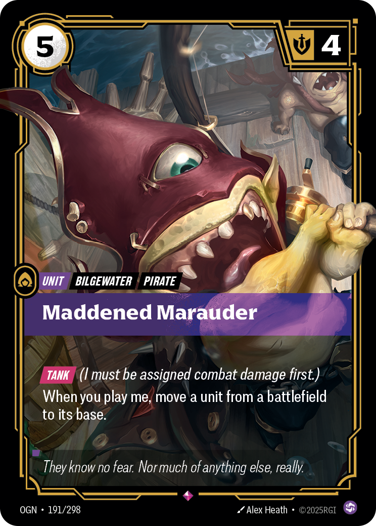 Maddened Marauder - Riftbound TCG Card