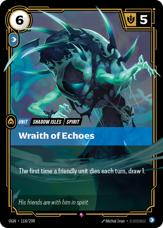 Wraith of Echoes - Riftbound TCG Card