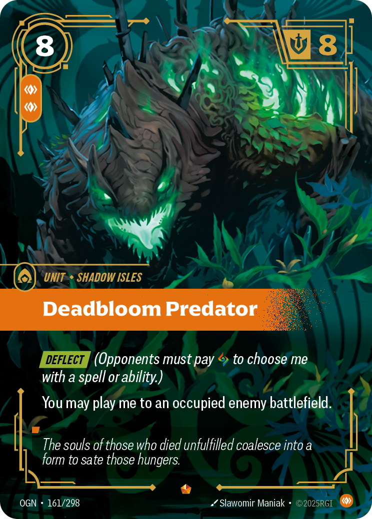 Deadbloom Predator - Riftbound TCG Card