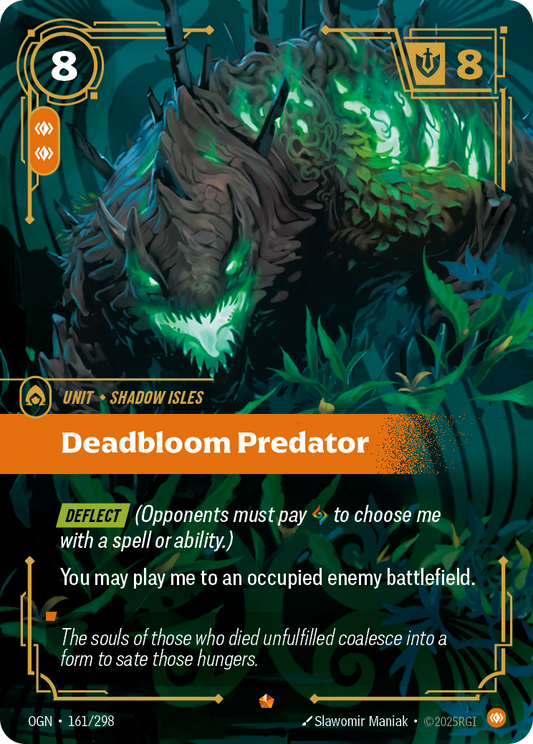 Deadbloom Predator - Riftbound TCG Card