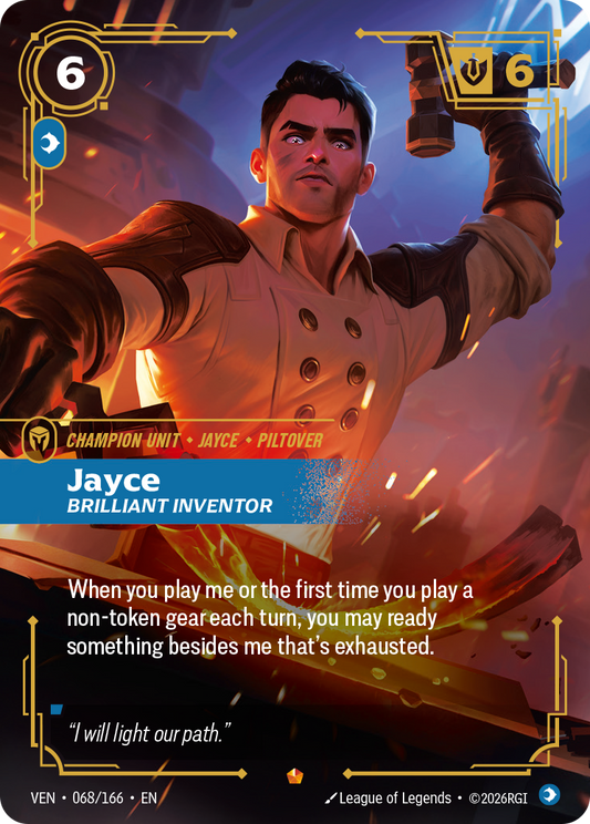 Jayce, Brilliant Inventor (Foil) - Riftbound Vendetta