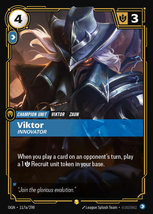 Viktor - Innovator (Alternate Art) - Riftbound TCG Card