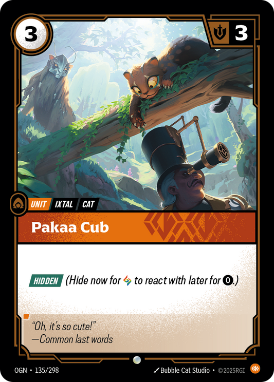 Pakaa Cub - Riftbound TCG Card